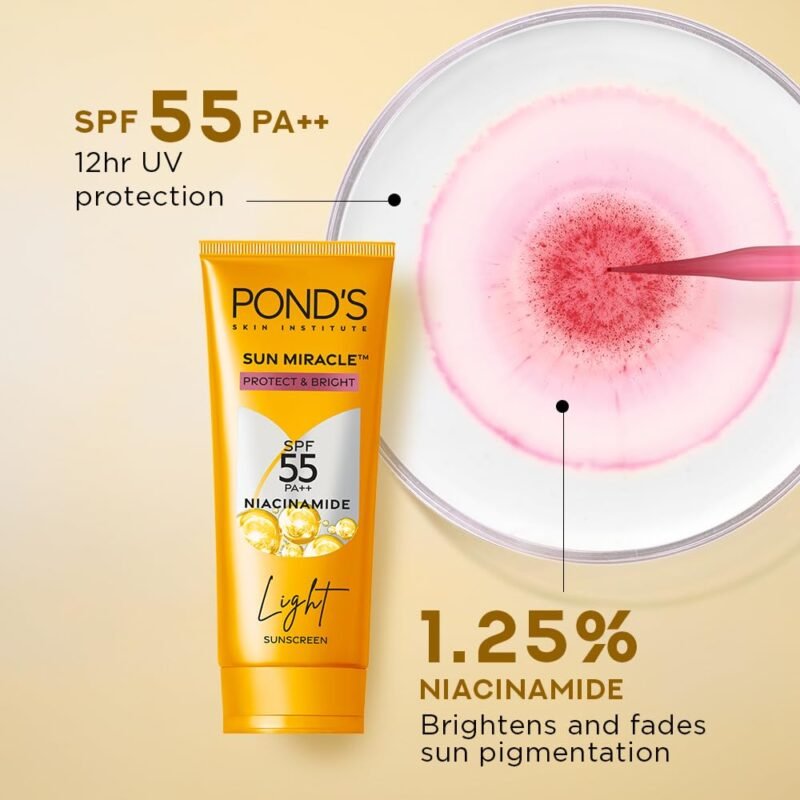 POND’S Sun Miracle SPF 50 PA+++ Light Sunscreen