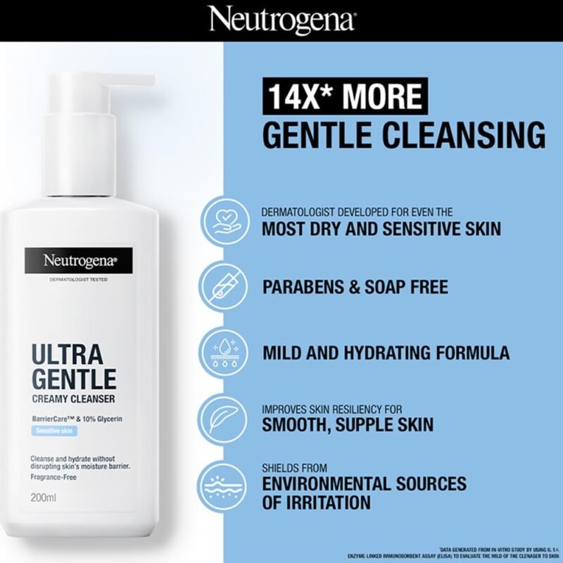 Neutrogena Ultra Gentle Creamy Cleanser