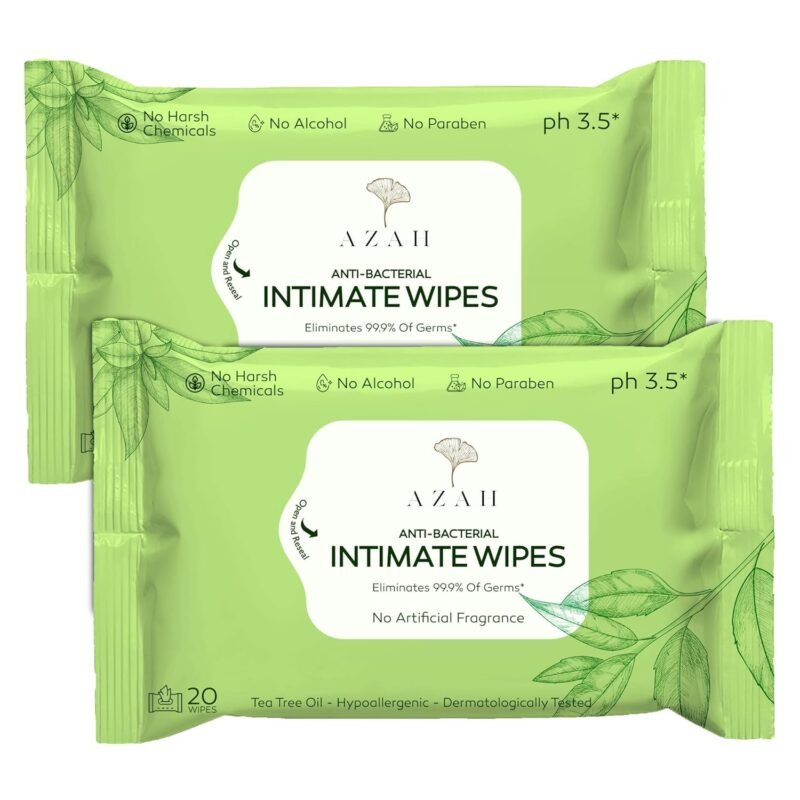 AZAH Intimate Wipes for Women