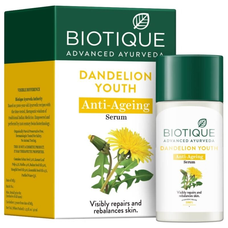 Biotique Dandelion Youth Anti-Ageing Serum