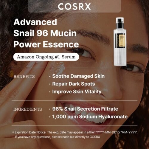 COSRX Snail Mucin 96% Power Repairing Essence8