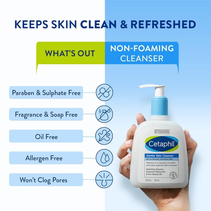 Cetaphil Paraben, Sulphate-Free Gentle Skin Hydrating Face Wash Cleanser