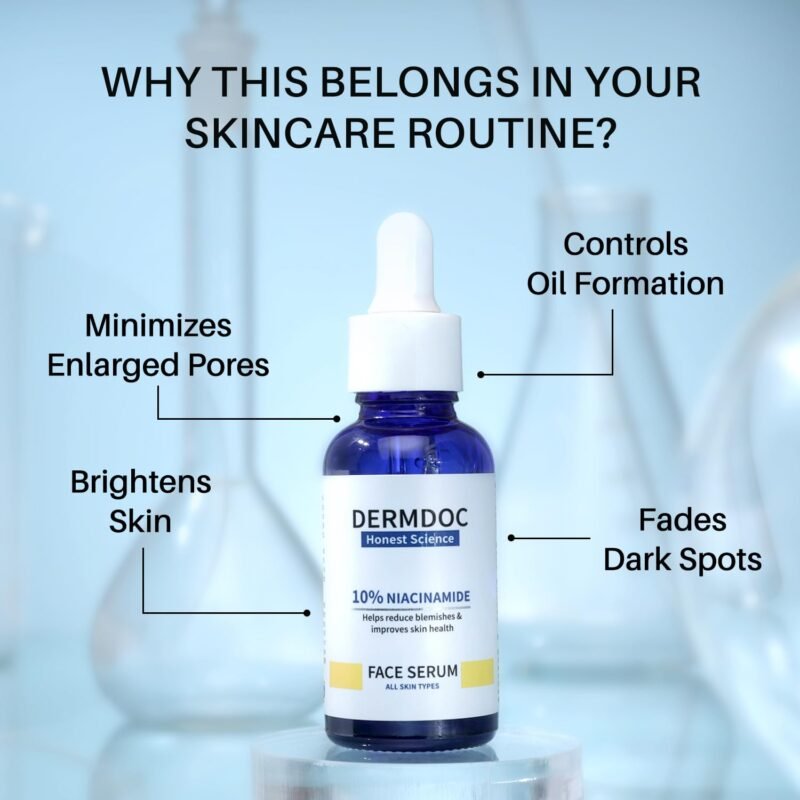 DermDoc 10% Niacinamide Face Serum