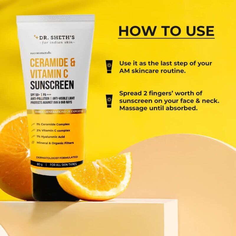 Dr. Sheth's Ceramide & Vitamin C Sunscreen1