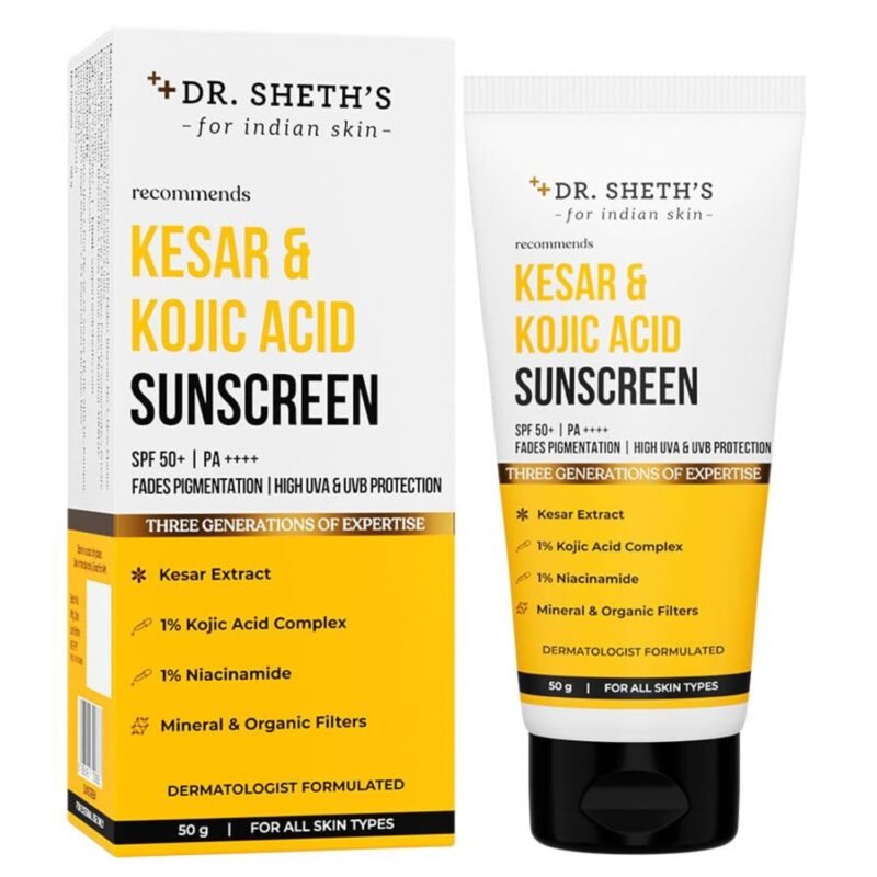 Dr. Sheth's Kesar & Kojic Acid Sunscreen