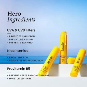 FoxTale Niacinamide Dewy Sunscreen