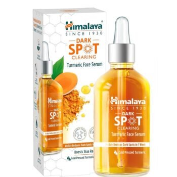 Himalaya Dark Spot Clearing Turmeric Face Serum 10% Glycolic Acid & 2% Niacinamide Organically sourced Turmeric Reduce dark spots in 7 days 30ml7