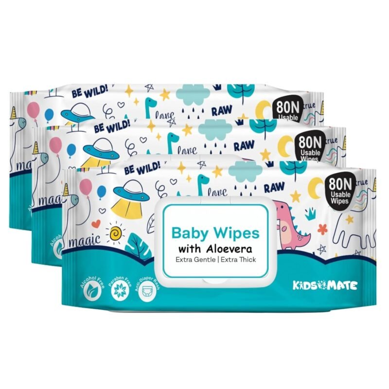 Kidsmate Gentle Care Baby Wet Wipes3