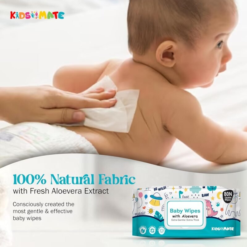 Kidsmate Gentle Care Baby Wet Wipes3