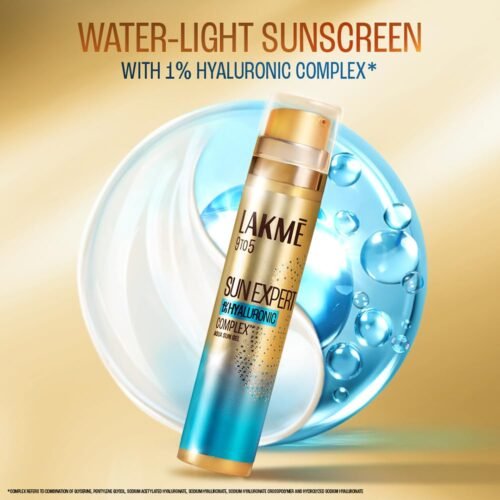 LAKMÉ Sun Expert 1% Hyaluronic water-light Sunscreen gel