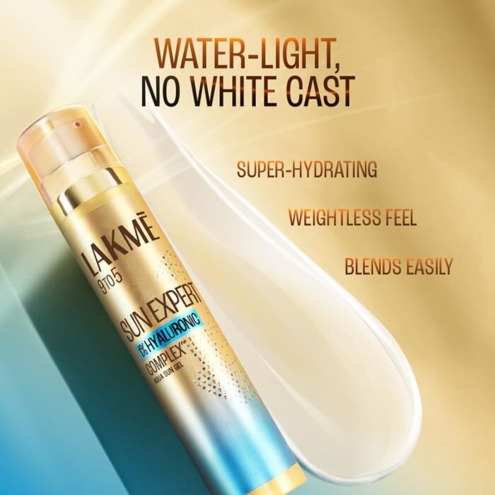 LAKMÉ Sun Expert 1% Hyaluronic water-light Sunscreen gel