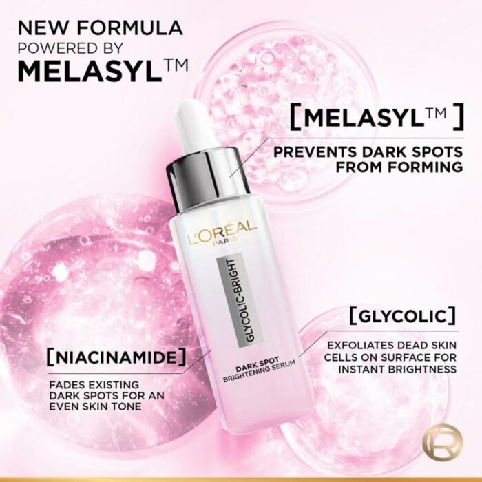 L'Oreal Paris Glycolic Bright 8% [Melasyl + Niacinamide] Face Serum