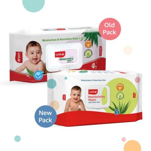 LuvLap Moisturising Wet Wipes with Lid For Baby Skin