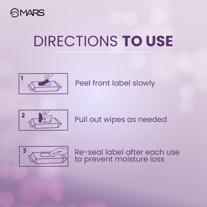 MARS Makeup Remover Wet Wipes for Face