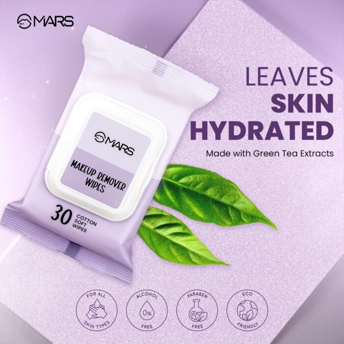 MARS Makeup Remover Wet Wipes for Face