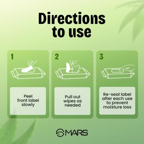 MARS Refreshing Wet Wipes for Face1