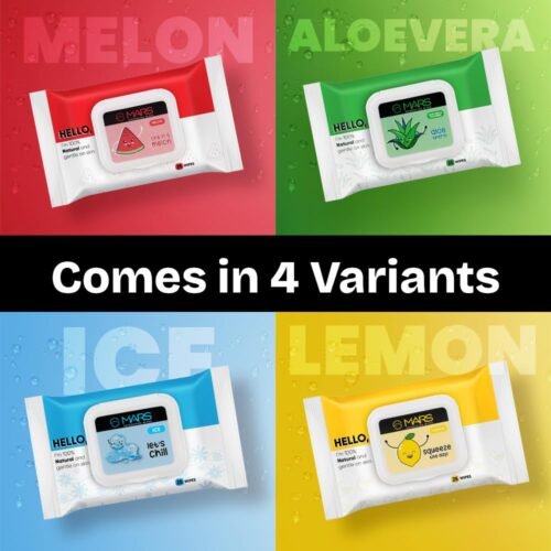 MARS Refreshing Wet Wipes for Face1
