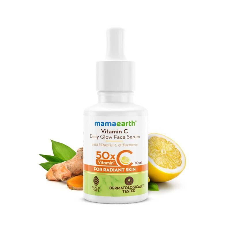 Mamaearth Vitamin C Daily Glow Face Serum for Men & Women - Vitamin C Serum for Glowing Skin1