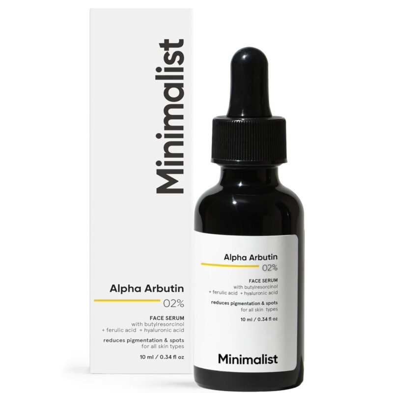 Minimalist 2% Alpha Arbutin Serum for Pigmentation & Dark Spots Removal