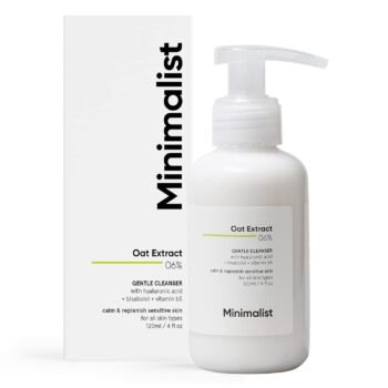 Minimalist Gentle Face Wash With 6% Oat Extract & Hyaluronic Acid For Sensitive Skin