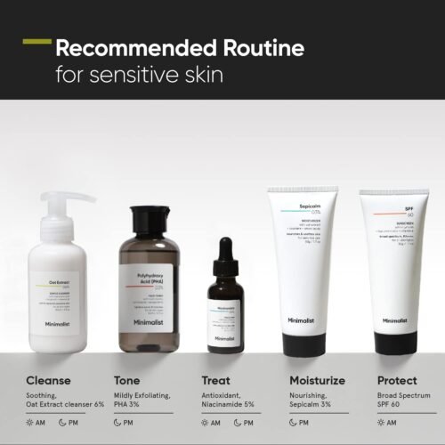 Minimalist Gentle Face Wash With 6% Oat Extract & Hyaluronic Acid For Sensitive Skin