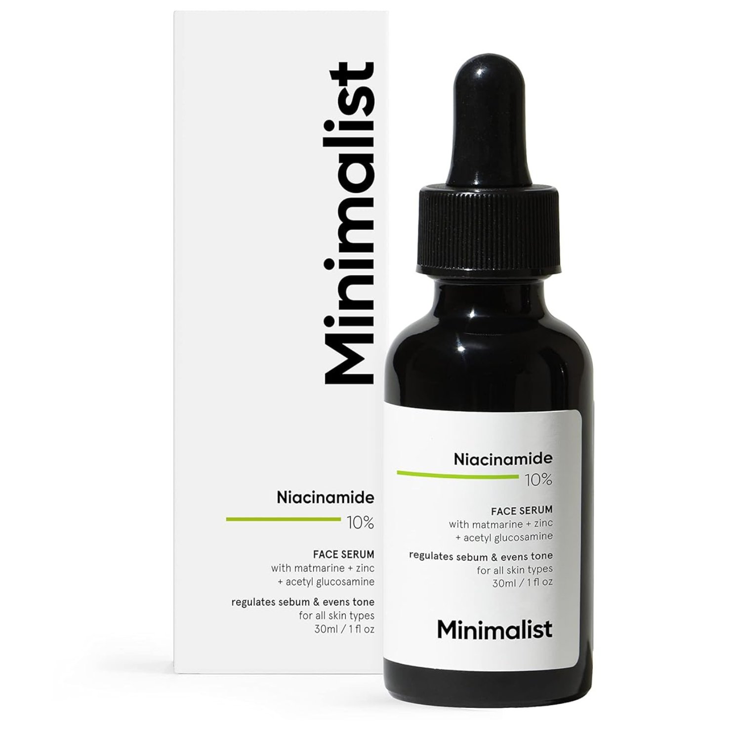 Minimalist Oil Control & Anti-Acne 10% Niacinamide Face Serum with Zinc Minimalist Oil Control & Anti-Acne 10% Niacinamide Face Serum with Zinc