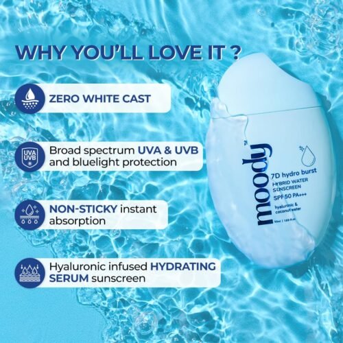 Moody Hydro Burst Water Sunscreen
