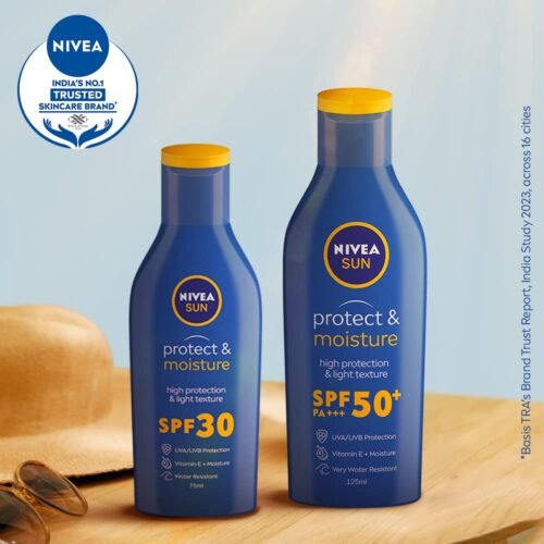 NIVEA SUN Protect and Moisture 75ml SPF 50 Advanced Sunscreen