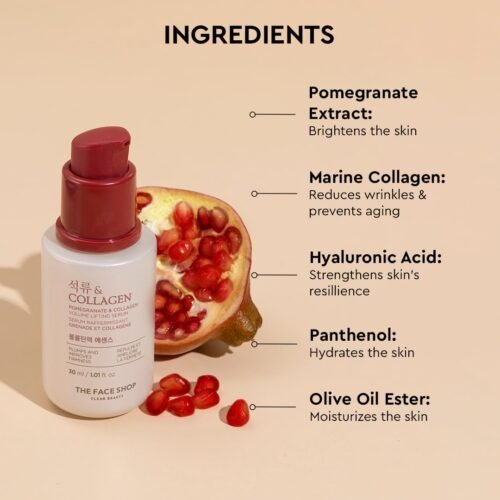 The Face Shop Pomegranate & Collagen Face Serum