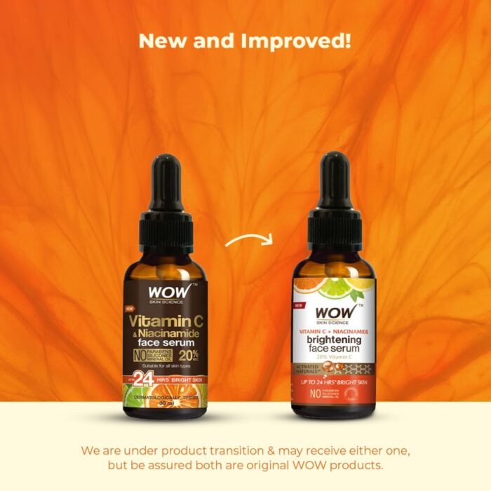 WOW Skin Science Brightening 20% Vitamin C Face Serum