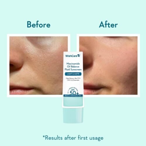 WishCare 5% Niacinamide Oil Balance Fluid Sunscreen