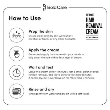 Bold Care Intimate Hair Removal Cream for Men