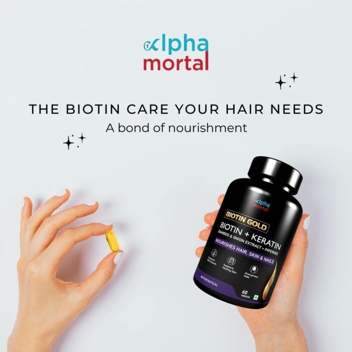 Alpha Mortal Biotin supplement for Hair Growth