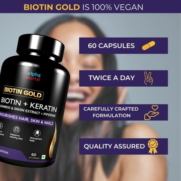 Alpha Mortal Biotin supplement for Hair Growth