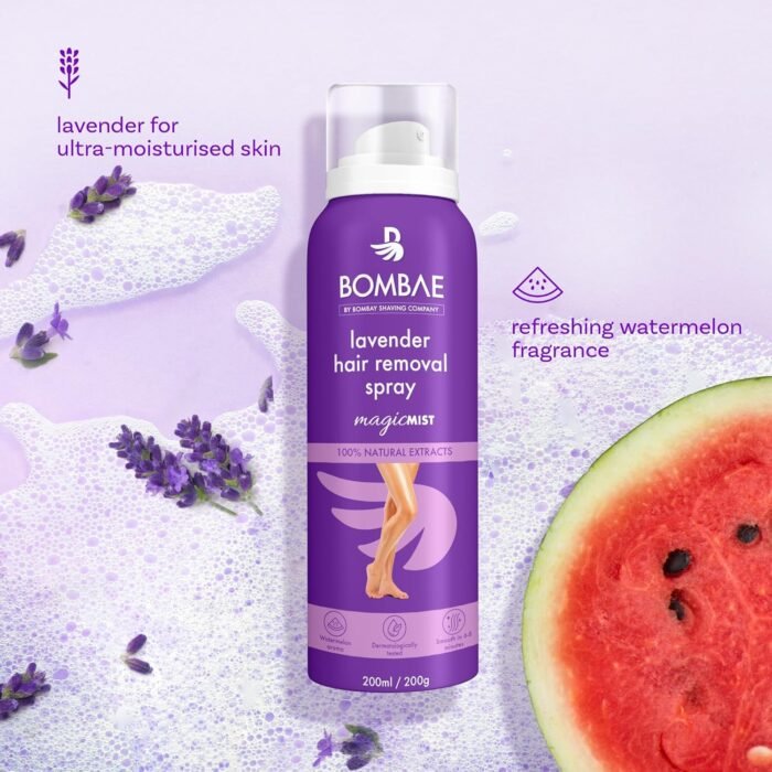 Bombae Lavender Hair Removal Spray Cream