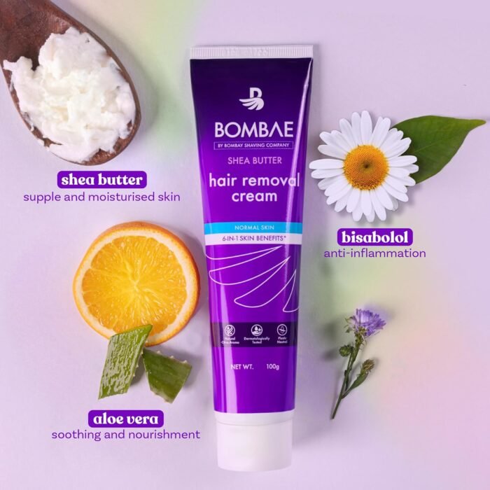 Bombae Shea Butter Hair Removal Cream For Women