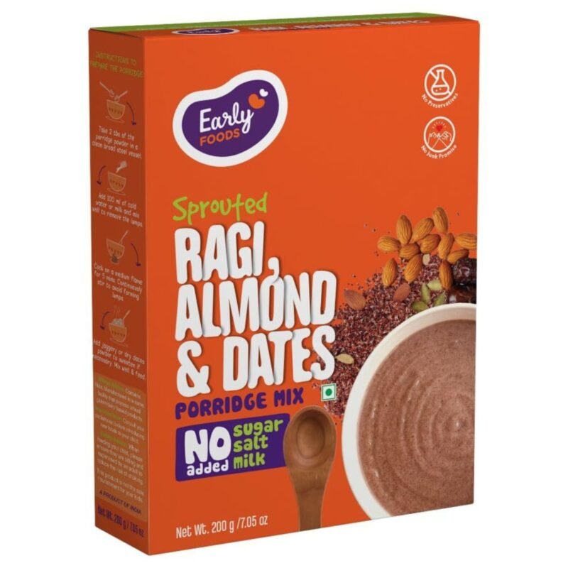 Early Foods - Sprouted Ragi Cereal with Almonds