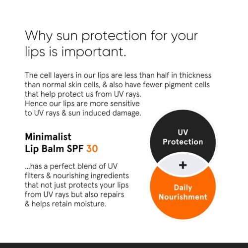 Minimalist Spf 30 Lip Balm With Ceramides