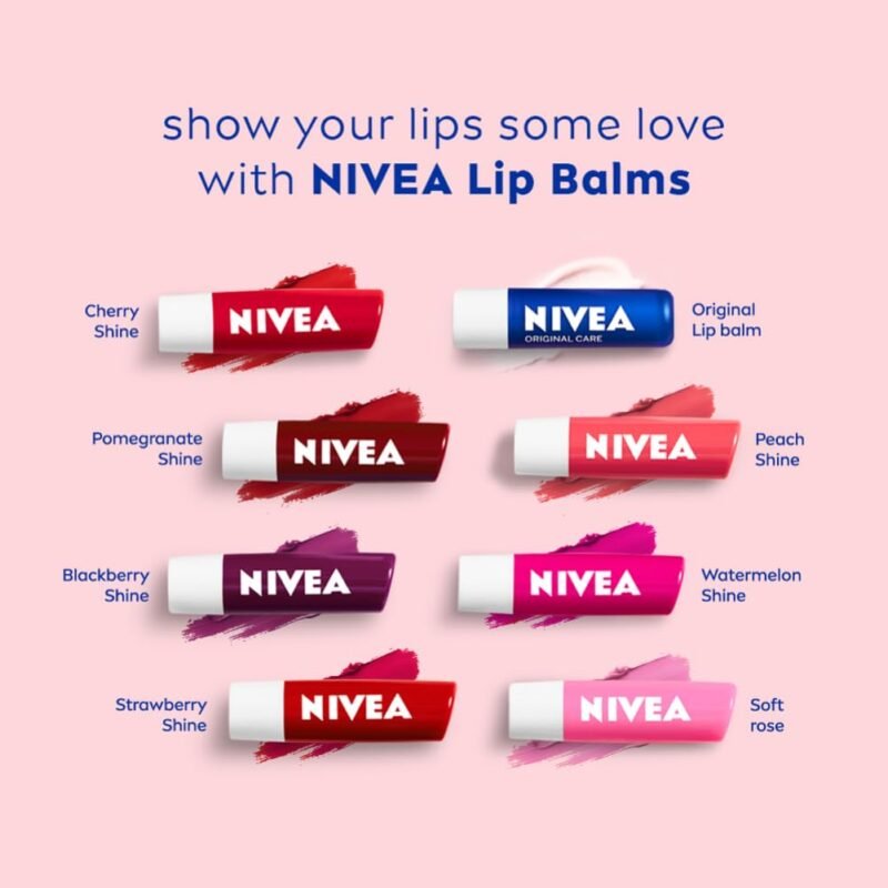 NIVEA Cherry Shine 4.8g Lip Balm