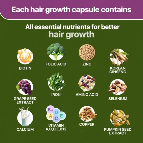 Nature’s Island Hair Vitamins Capsules