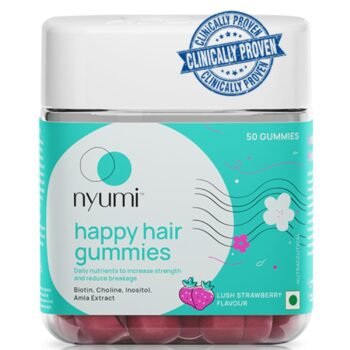 Nyumi Biotin Hair Gummies for Stronger, Thicker and Shinier Hair