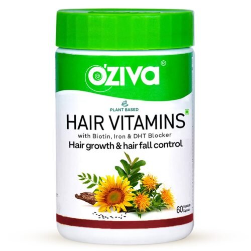 OZiva Hair Vitamin Capsules for Hair Growth & Hair Fall Control