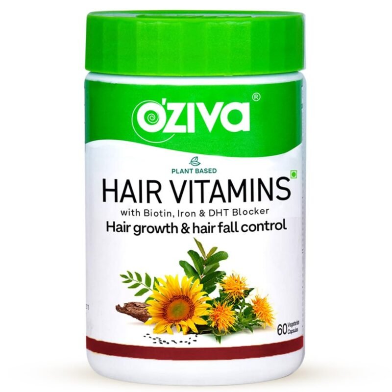 OZiva Hair Vitamin Capsules for Hair Growth & Hair Fall Control