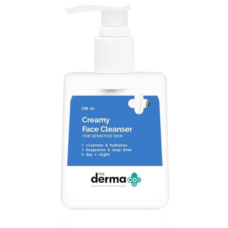 The Derma Co Creamy Cleanser for Sensitive Skin