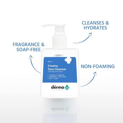 The Derma Co Creamy Cleanser for Sensitive Skin