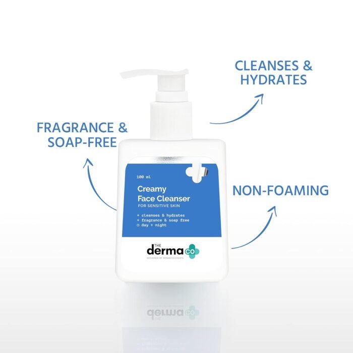 The Derma Co Creamy Cleanser for Sensitive Skin