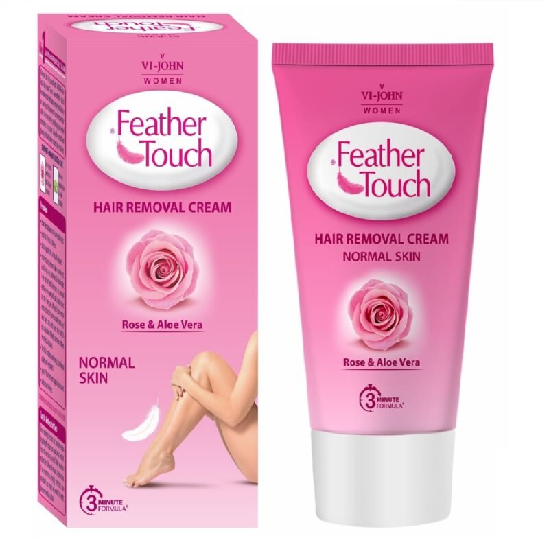 VI-JOHN Feather Touch Rose & Aloevera Hair Removal Cream