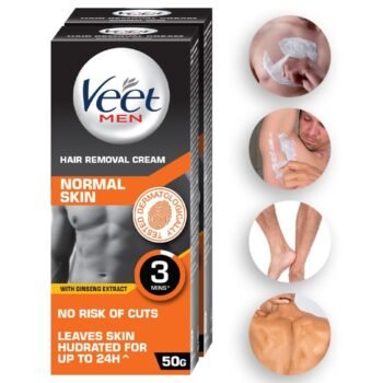 Veet Hair Removal Cream for Men, Normal Skin