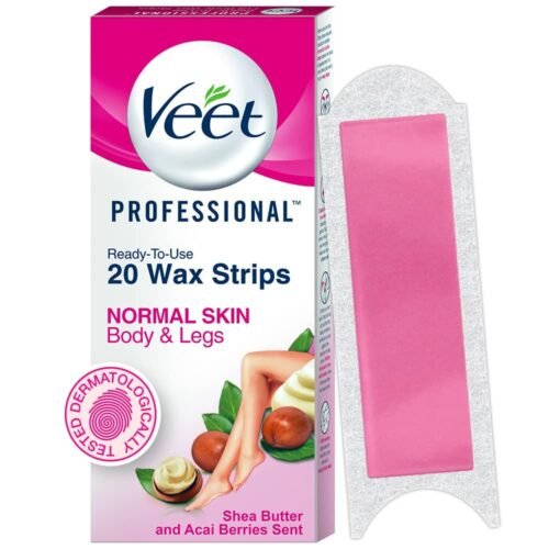 Veet Professional Waxing Strips Kit for Normal Skin