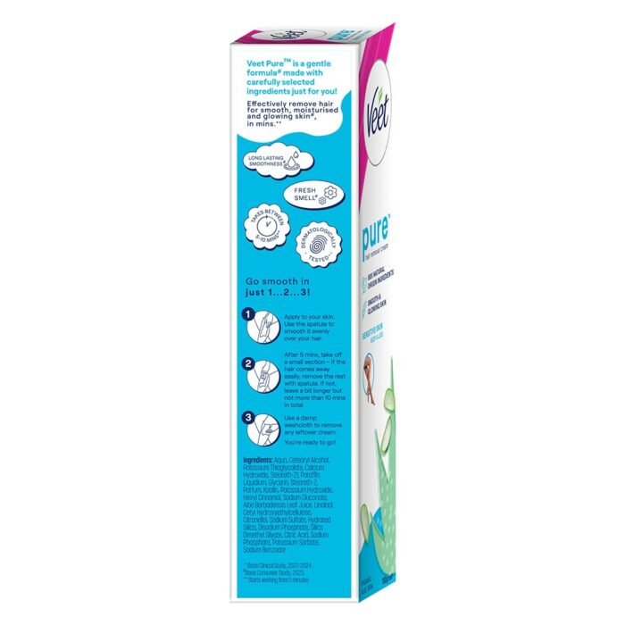 Veet Pure Hair Removal Cream for Women For Sensitive Skin